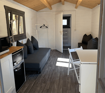 zelt mit vorzelt wasserdicht PORTAL Blackout 3-4 Perosonen Camping Kuppelzelt Baby Schlafsack aus Musselin Frucht Full Wall Print:double-sided